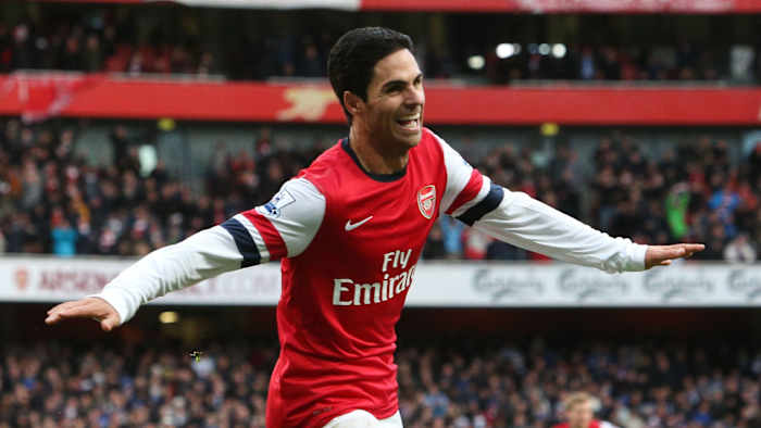 Mikel Arteta used to star at Arsenal